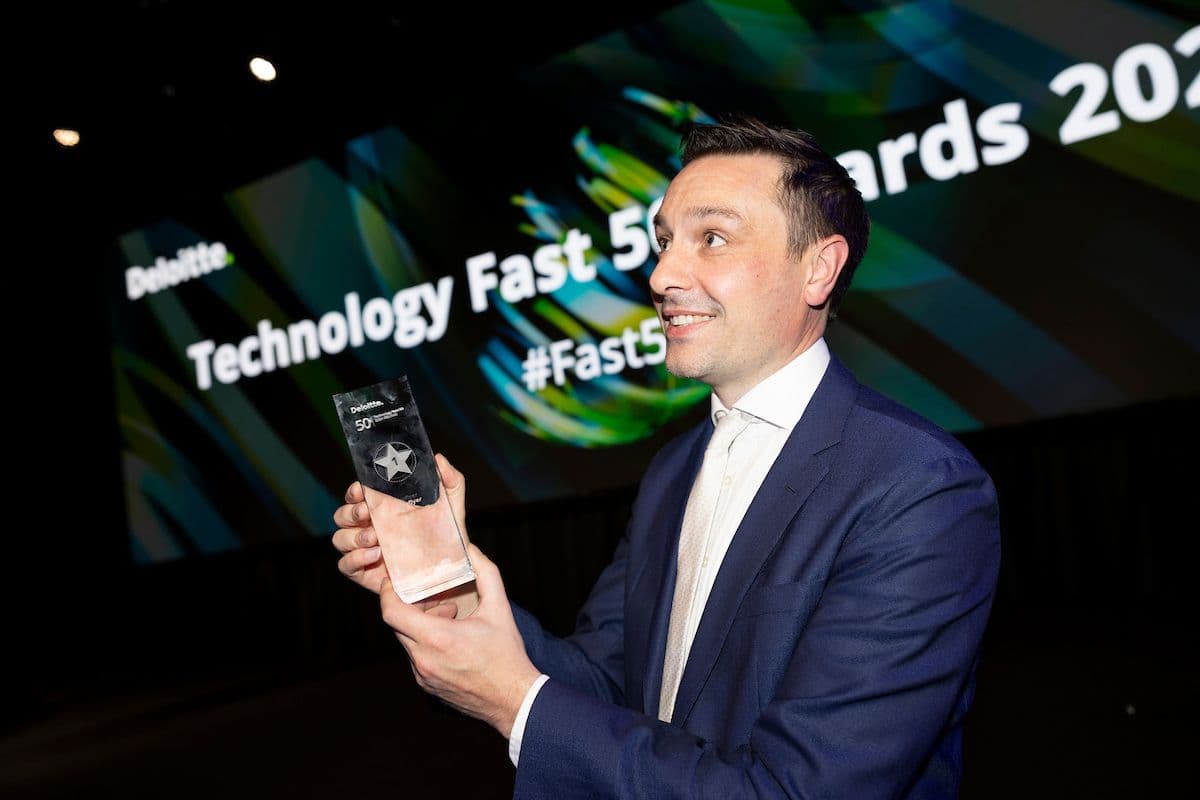 Aidan Corbett, at Deloitte Fast50 awards 2024