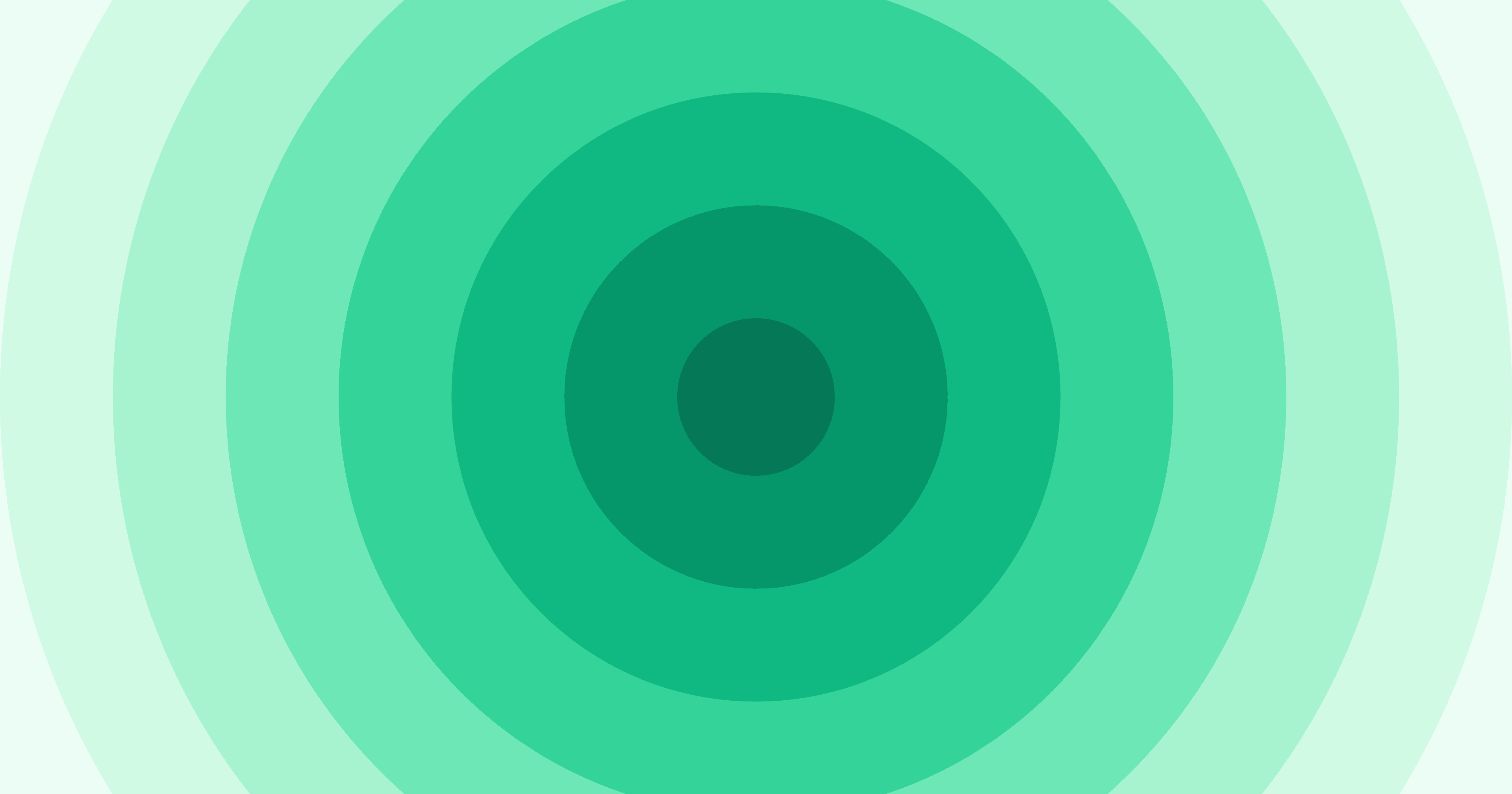 Abstract green circles illustration
